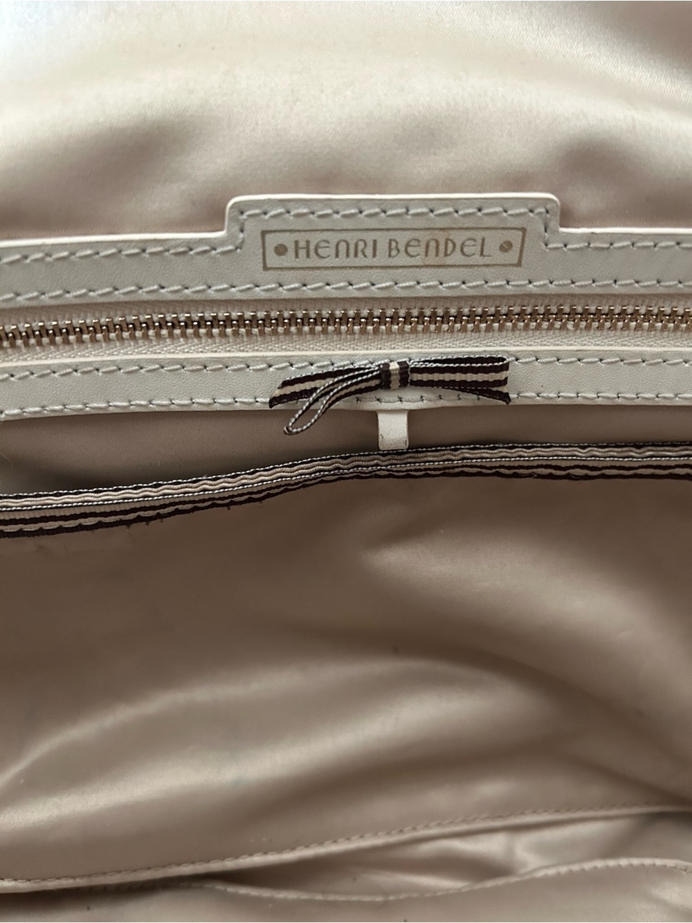 RARE Henri Bendel Iridescent Gold Snake-Embossed Tote Bag with Wallet - Picture 6 of 17